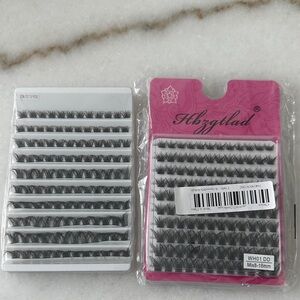 2 sets of cluster  Eyelash Set mix sizes